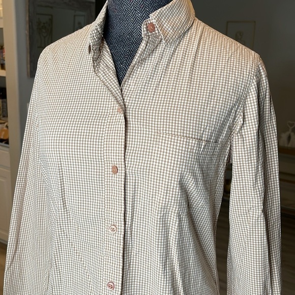 Pendleton Plaid Checkered 100% Cotton Button Down Shirt Size Small - Picture 4 of 7
